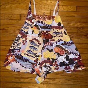 Anthropologie Maeve Layered Bustier Romper